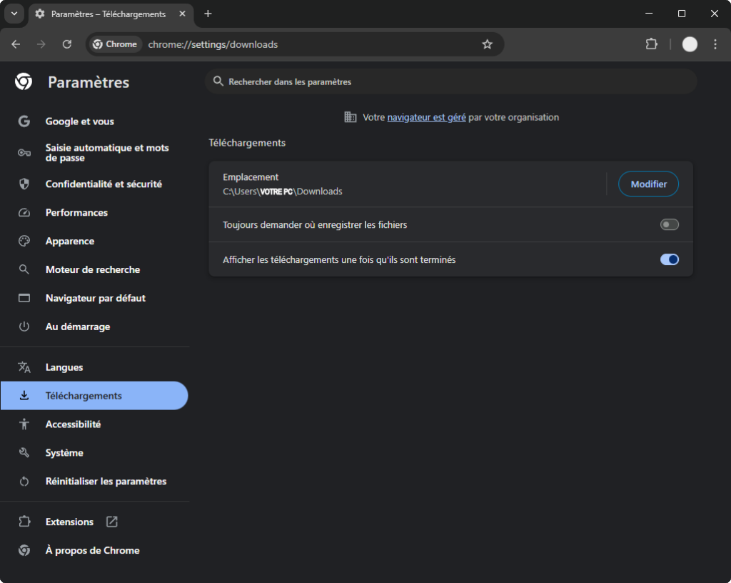 t&eacute;l&eacute;chargement