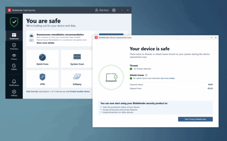 Image d'un bouclier numérique protégeant un ordinateur : "Un antivirus performant est la base essentielle pour protéger vos données contre les cybermenaces."